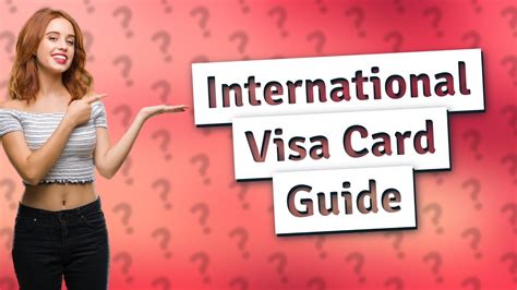 can prepaid visa be used internationally